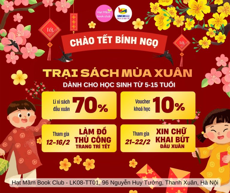 TRẠI SÁCH MÙA XUÂN 2026 – HẠT MẦM BOOK CLUB