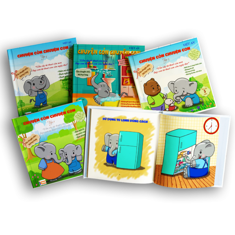 Chuyện cỏn chuyện con – Bộ truyện kỹ năng sống cho bé từ 0 – 8 tuổi